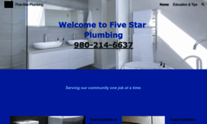 Five-star-plumbing.com thumbnail