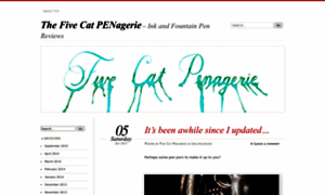 Fivecatpenagerie.com thumbnail