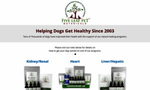 Fiveleafpetbotanicals.com thumbnail