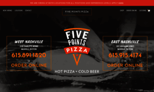 Fivepointspizza.com thumbnail