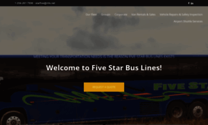 Fivestarbuslines.com thumbnail