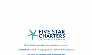 Fivestarcharterscayman.com thumbnail