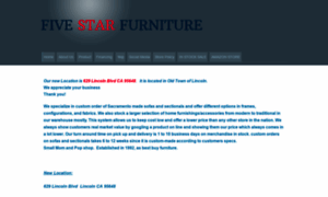 Fivestarfurniture4u.com thumbnail