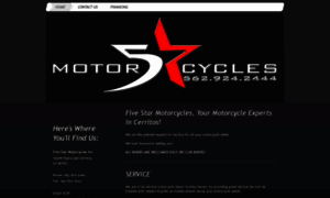 Fivestarmotorcycles.com thumbnail
