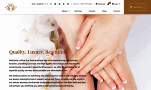 Fivestarnailsandspa.com thumbnail