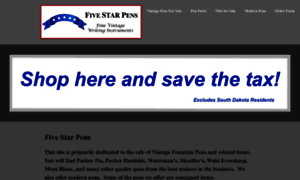 Fivestarpens.com thumbnail