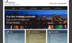 Fivestarportlandlocksmith.com thumbnail