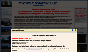 Fivestarterminals.com thumbnail