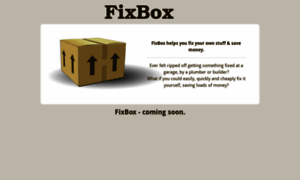 Fixbox.com thumbnail