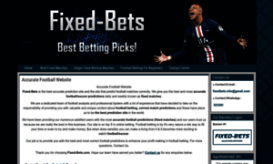 Fixed-bets.com thumbnail