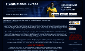 Fixedmatches-europe.com thumbnail