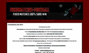 Fixedmatches-football.com thumbnail