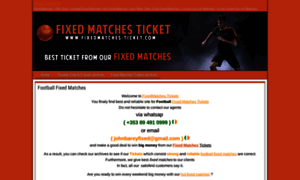 Fixedmatches-ticket.com thumbnail