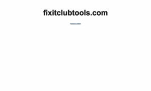 Fixitclubtools.com thumbnail