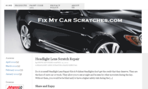 Fixmycarscratches.com thumbnail