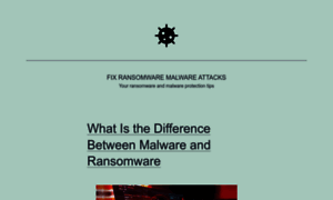 Fixransomwaremalware.com thumbnail