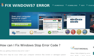 Fixwindows7errors.com thumbnail