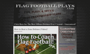 Flagfootballplays.com thumbnail
