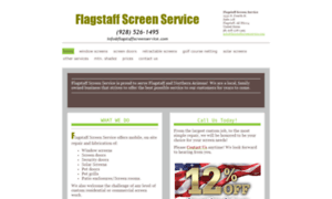Flagstaffscreenservice.com thumbnail