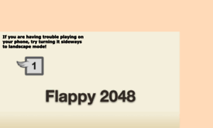 Flappy2048.com thumbnail