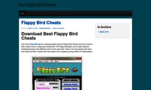 Flappybirdcheatsx.wordpress.com thumbnail