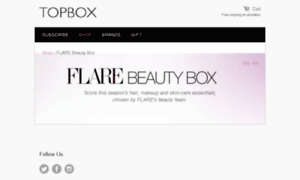 Flarebeautybox.com thumbnail