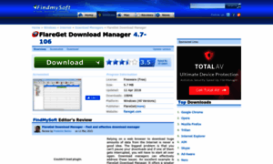 Flareget-download-manager.findmysoft.com thumbnail