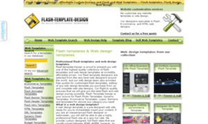Flash-template-design.com thumbnail