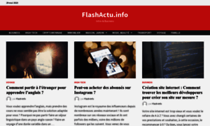 Flashactu.info thumbnail