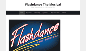 Flashdancethemusical.com thumbnail