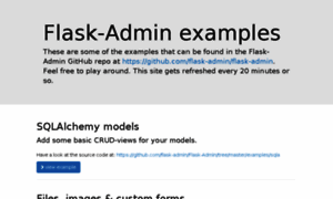 Flask-admin.org thumbnail