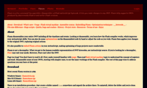 Flasm.sourceforge.net thumbnail