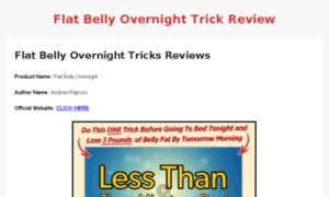 Flatbellyovernighttrickpdfreviews.com thumbnail