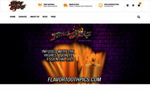 Flavortoothpicks.com thumbnail