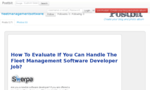 Fleetmanagementsoftware.postbit.com thumbnail