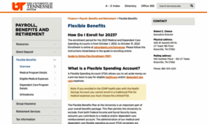 Flexiblebenefits.tennessee.edu thumbnail