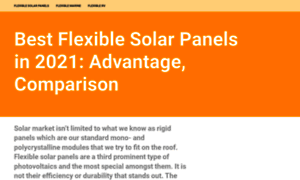 Flexiblesolarpanels.net thumbnail