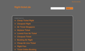 Flight-ticket.de thumbnail