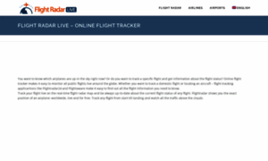 Flightradarlive.com thumbnail