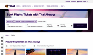 Flights.thaiairways.com thumbnail