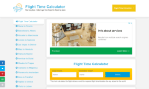 Flighttimecalculator.org thumbnail
