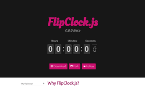 Flipclockjs.com thumbnail