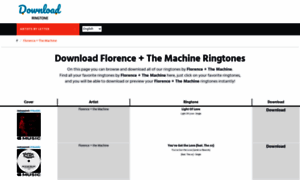 Florencethemachine.download-ringtone.com thumbnail