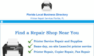 Florida.printerrepairservice.net thumbnail