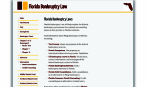 Floridabankruptcylaws.com thumbnail