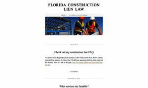 Floridaconstructionlienlaw.wordpress.com thumbnail