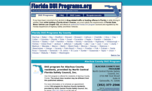 Floridaduiprograms.org thumbnail