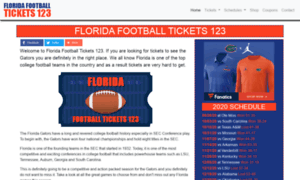 Floridafootballtickets123.com thumbnail