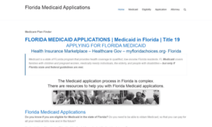 Floridamedicaidapplications.com thumbnail