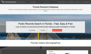 Floridaresidentsdirectory.com thumbnail